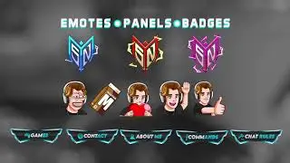 Twitch Animated Overlay Packs with High Quality and Elegant Style