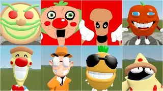 ALL Pizza Tower JUMPSCARES in Garry's Mod!