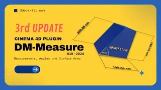 Cinema 4D Plugin - DM Measure 2024 Update - Render Measurements and Angles