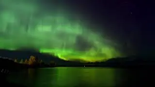 Северное сияние в Петрозаводске