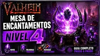 VALHEIM | ASHLANDS MESA DE ENCANTAMENTOS NÍVEL 4
