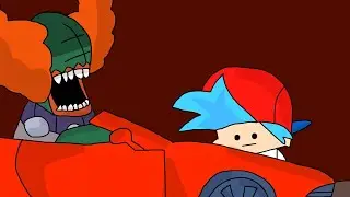 Tricky Goes Vroom - Friday Night Funkin animation
