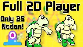 New Simple Method! 2D Character With Walk, Jump, Attack, and Idle: Game Builder Garage Tutorial