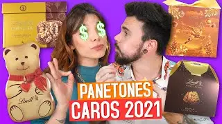 PROVANDO PANETONES mais CAROS de 2021! NATAL 2021