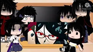 Uchiha clan's reaction to Sarada Uchiha (1/3) Gacha Club реакция клан учих на сараду учиху гача клуб