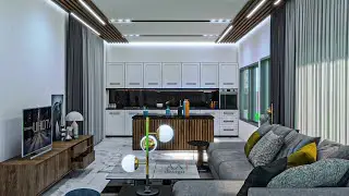 Vray Next 5 |3ds Max 2020 Interior Lighting and Rendering Modern Kitchen