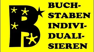 Buchstaben individualisieren mit Inkscape, Inkscape tutorial deutsch
