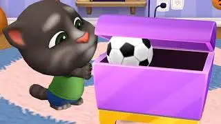 Talking Tom and friends # Android Gameplay - IOS Games - kids game - говорящий том игра для детей