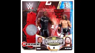 Unboxing WWE Championship Showdown Series 10 Omos And AJ Styles Figure
