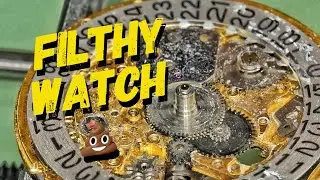 What a Filthy Watch - Restoring a 70’s Seiko Elnix Hybrid Watch #watchrestoration