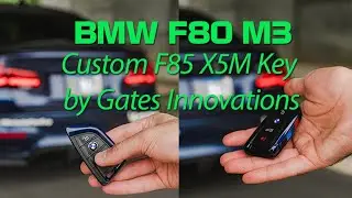 Custom F85 X5M key for F80 M3 by Gates Innovations & IND Distributions