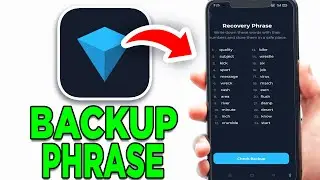 How To Backup Tonkeeper Wallet Recovery Phrase! - Tutorial