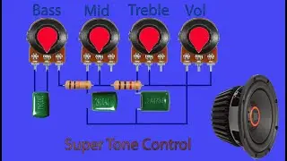 How ot make Subwoofer Tone control/ Equalizer Passive Tone Control / New Circuit at home