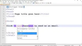 Email Links HTML coding