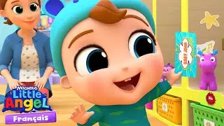 Mon premier jour d’école | Comptines avec Bébé Louis | Little Angel Français