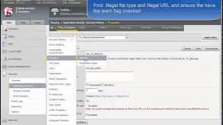 F5 ASM LAB 7.1: Positive Security Policy Building: Add All Entities