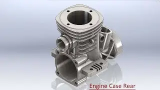 Engine Case Rear with audio narration || Siemens NX Tutorial