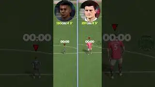 tiny MBAPPE vs giant MAGUIRE - FIFA RACE!🏅
