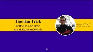 Tips menggunakan One Note