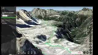 Tre Cime di Lavarero Loop Hike, Fatmap Flyover