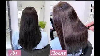Окрашивание волос/Брюнетка/Окрашивание с TM Krom/ TM Krom/Блики/Блеск волос/