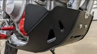 CRF300L Moose Racing Skid Plate and Cargo Rack Review