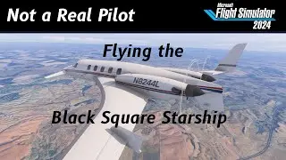 Black Square Starship | MSFS 2024 | KLMT to KGEG (IFR)