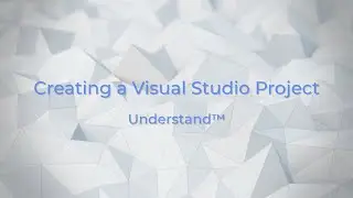 Creating an Understand project from a Visual Studio project