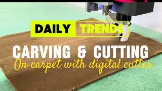 Digital automatic carpet carving & cutting machine | Professional pneumatic rug carver