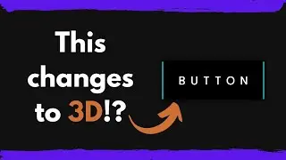 2D to 3D Converting Button using CSS only | Tutorial