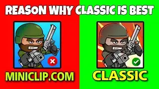 WHY MINI MILITIA CLASSIC IS BETTER THAN DA2 MINI MILITIA (miniclip) ? 🤔