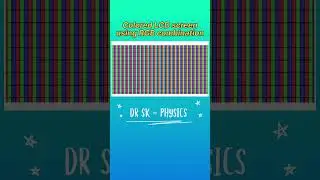 How A Mobile/TV Screen shows 16M colors 