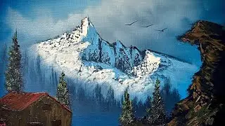 Mountain Landscape with Flower Waterfall Tutorial