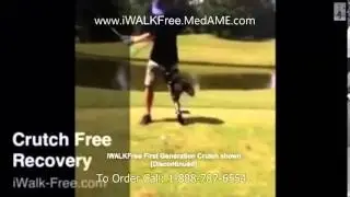 Hands-free mobility crutch substitute Plantar fasciitis
