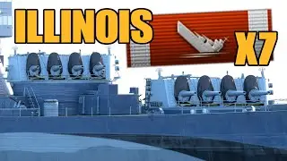 Illinois || Baby got Guns - World of Warships