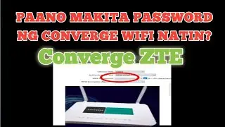 Paano makita password ng convege zte wifi natin