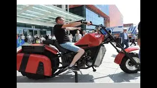 Совместная разработка мотоцикла МТЗ Беларус и Harley Davidson, 2023 г. на МСВ «Белагро-2023»...