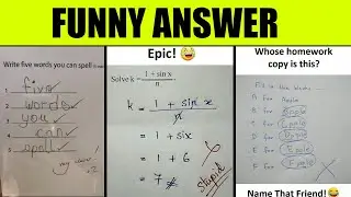 TOP 10 FUNNY ANSWERS IN THE EXAM | STUDENTS FUNNY ANSWERS IN URDU/HINDI