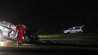 Voldsomt vigepligtsuheld knuser personbiler