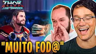 YOUTUBERS REAGINDO AO NOVO TRAILER DO THOR 4: AMOR E TROVÃO