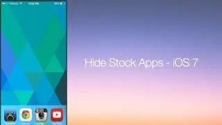 How to Hide Stock Apps in iOS 7!
