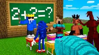 I Opened a FAMOUS MONSTERS SCHOOL in Minecraft