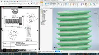 How to make a threaded bolt in Autodesk Inventor