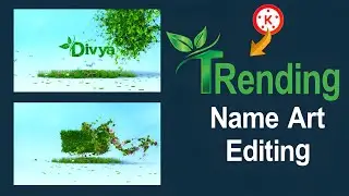 Leaves animation Name Art video editing in Kinemaster | trending reels editing