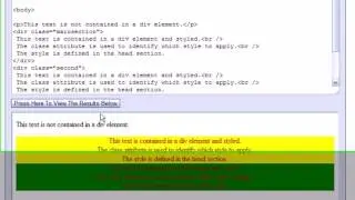 HTML div tag Example and Tutorial using CSS