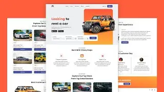 Create a Responsive Car Sale Website 💯 Free Source Code | Design Using HTML CSS And JavaScript