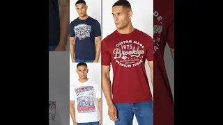 Studio - Pack of 3 Printed T-shirts #Studio #ShopTheLook #mensfashion