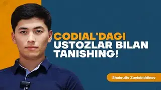 👨‍💻 Shukrullo Zaylobiddinov — 23 yosh. Codial'da 