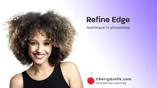 How do I refine the edges of my hair in Photoshop? | Refine Edge Photoshop CC