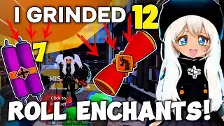 Roll 12 Mythical Scrolls and 7 Legendary | 😱 What Enchants i Get from mythical scrolls Blox fruits